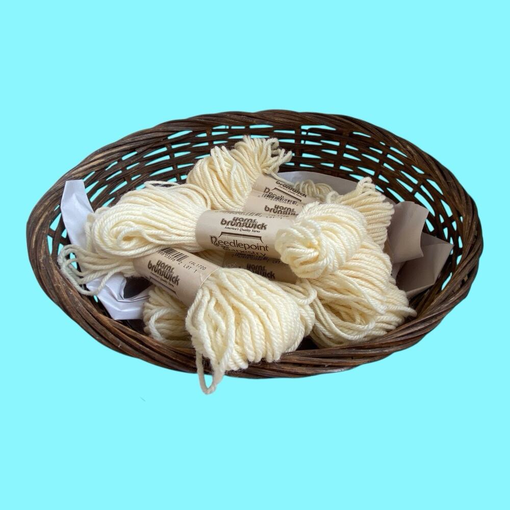 (9) 40 yd Skeins Brunswick Americas Quality Needlepoint Yarn Color 1720, Lot 1